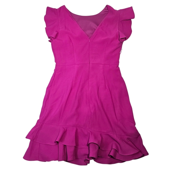 TCEC Fuchsia Ruffle Mini Dress - Picture 2 of 7
